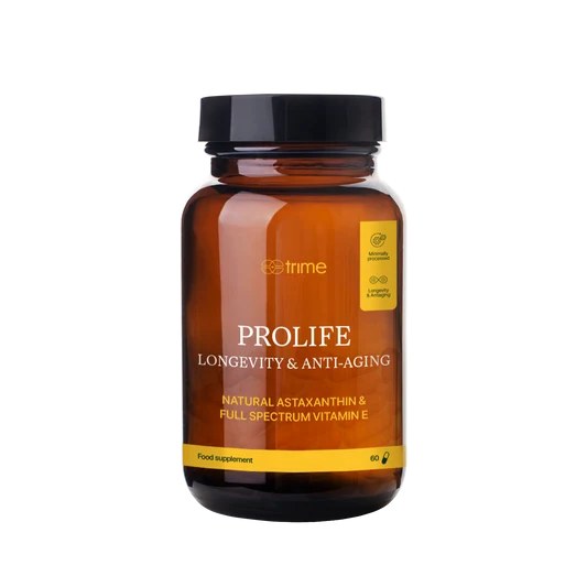 Dvousložková antioxidační směs s plnospektrálním vitamínem E a bio Astaxanthinem pro ochranu buněk a anti-aging